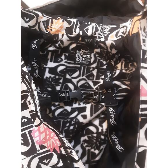 Binky Bro x Quiksilver Powder Club Kids Snow Suit Graphic Print Size 10/M - Picture 5 of 6